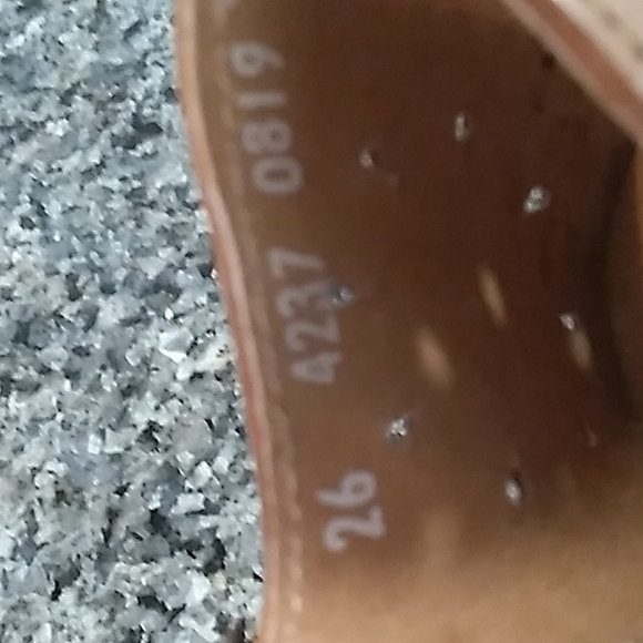 D'ARTE Leather Weaved Multicolor Platform Heels. Size 26 (Size 9 US) - Picture 12 of 14